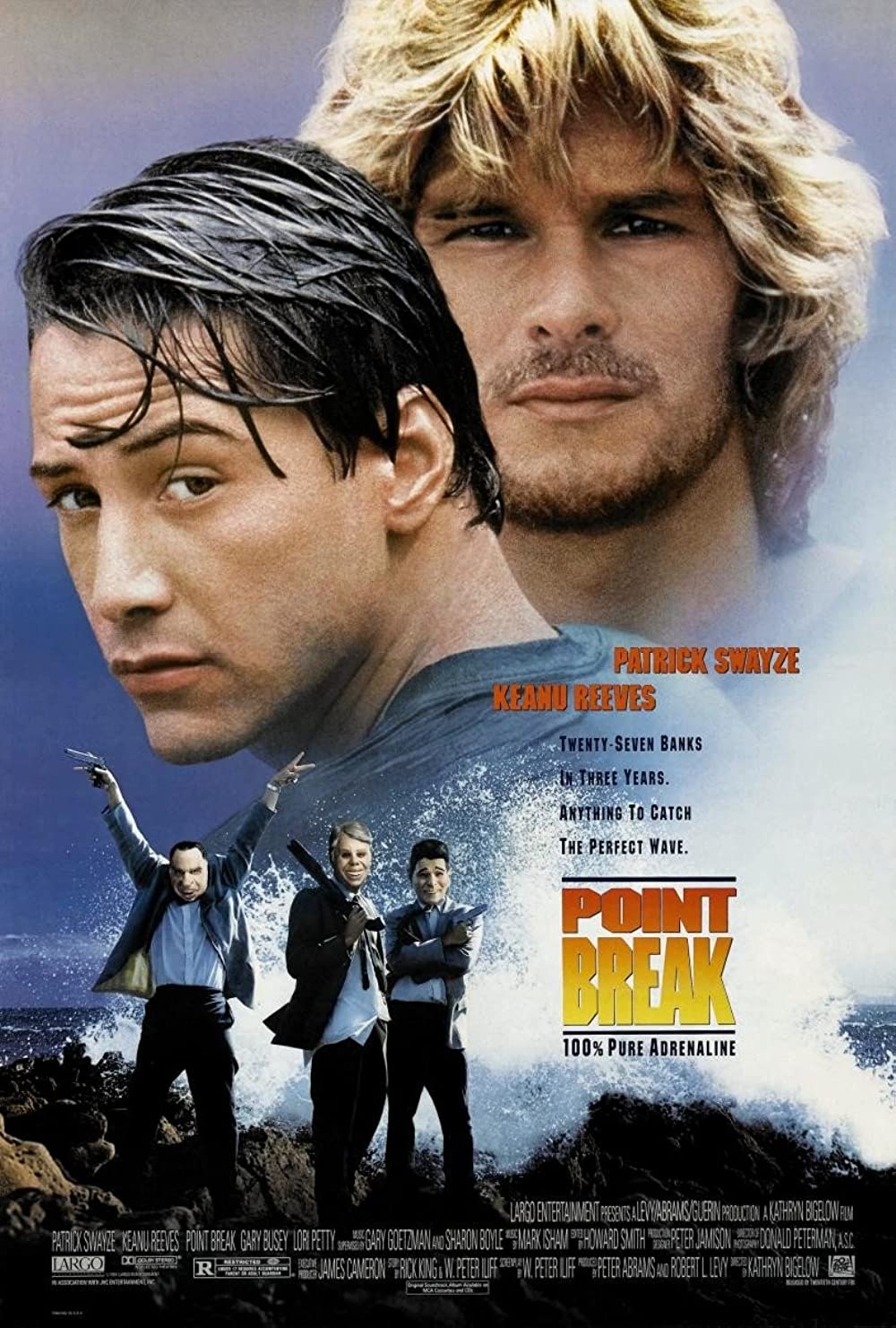 Point Break (1991) Patrick Swayze Keanu Reeves Gary Busey