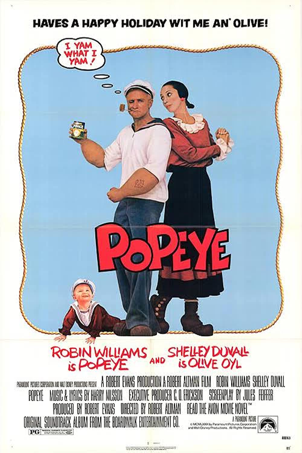 Popeye (1980) Robin Williams Shelley Duvall