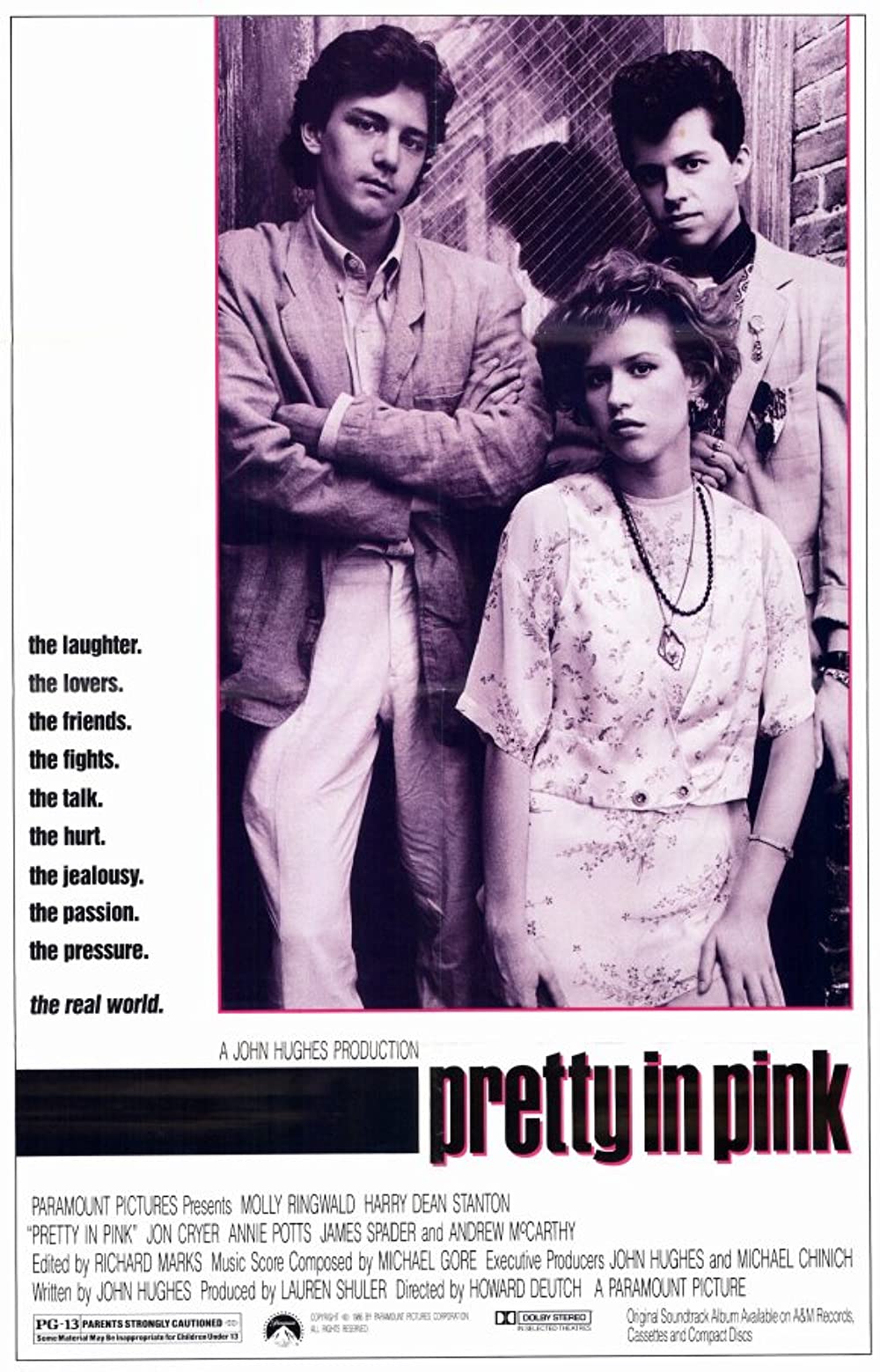 Pretty In Pink (1986) Molly Ringwald Harry Dean Stanton