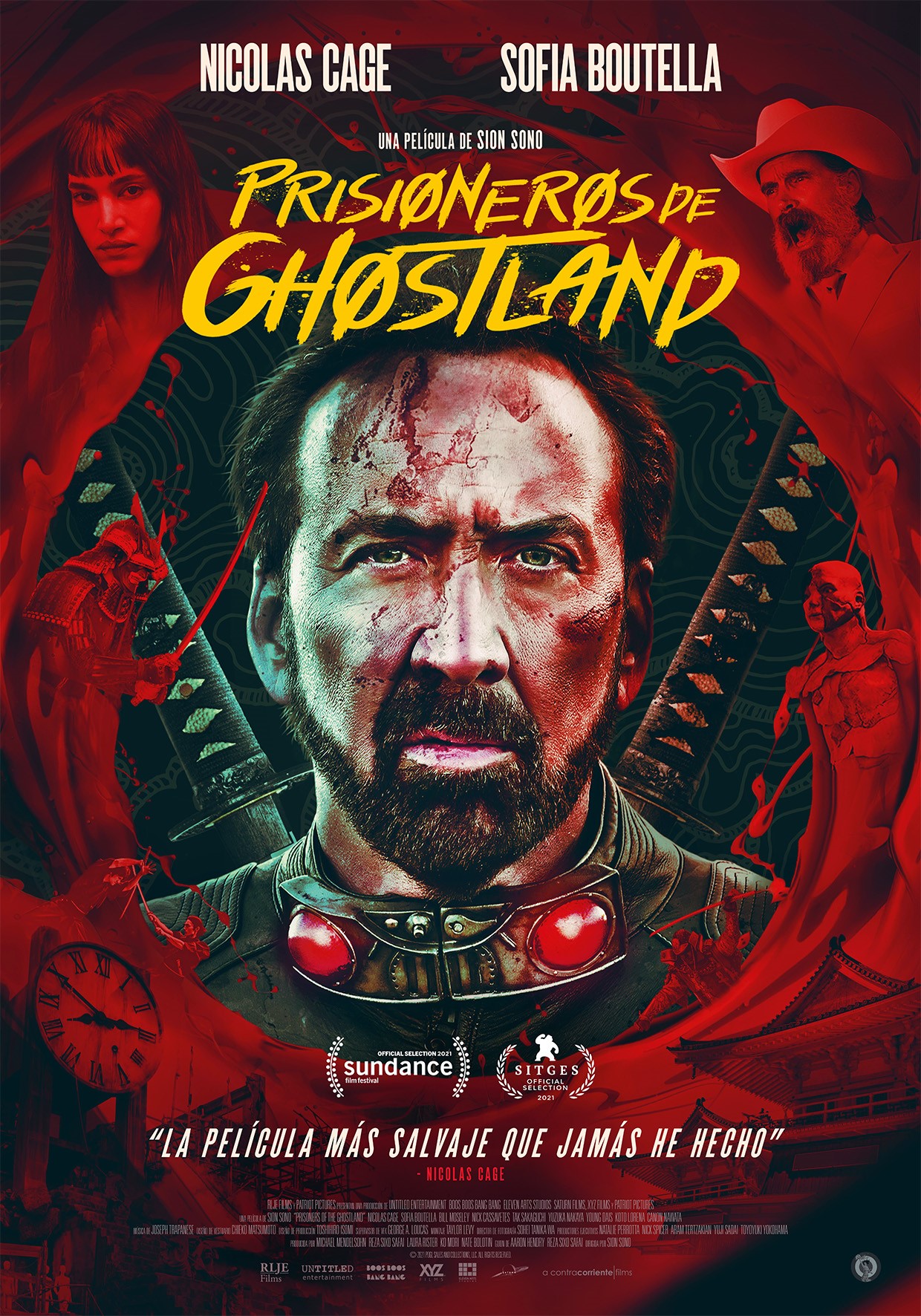 Prisoners Of Ghostland (2021) Nicholas Cage Sofia Boutella