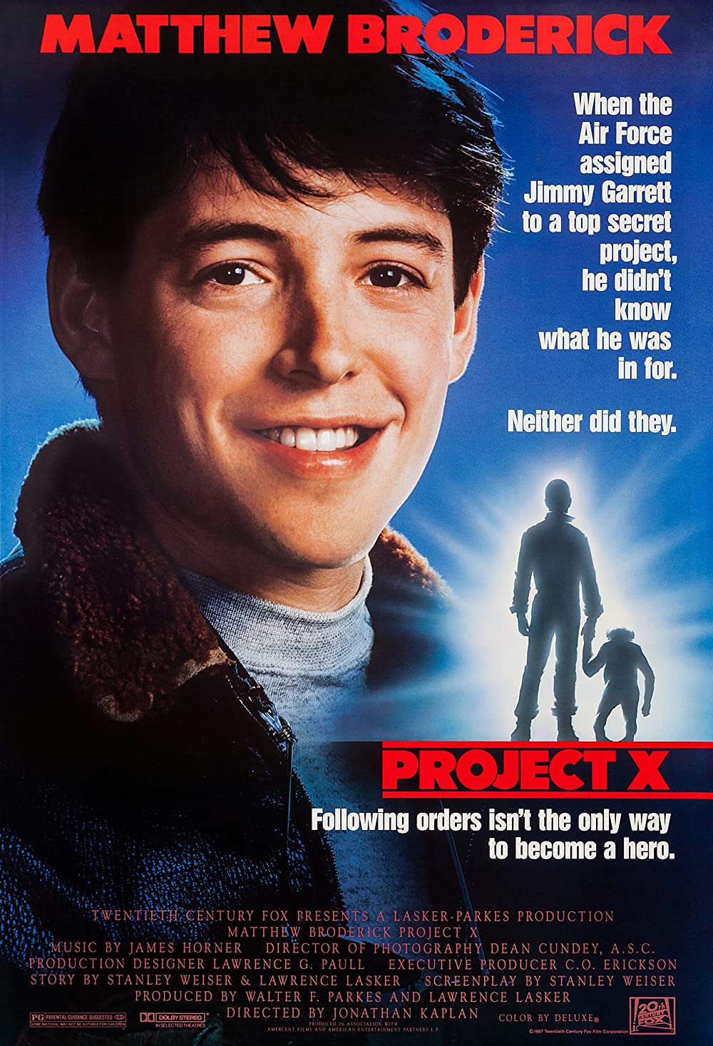 Project X (1987) Matthew Broderick