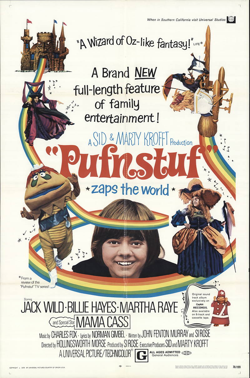 Pufnstuf (1970) Jack Wild Billie Hayes