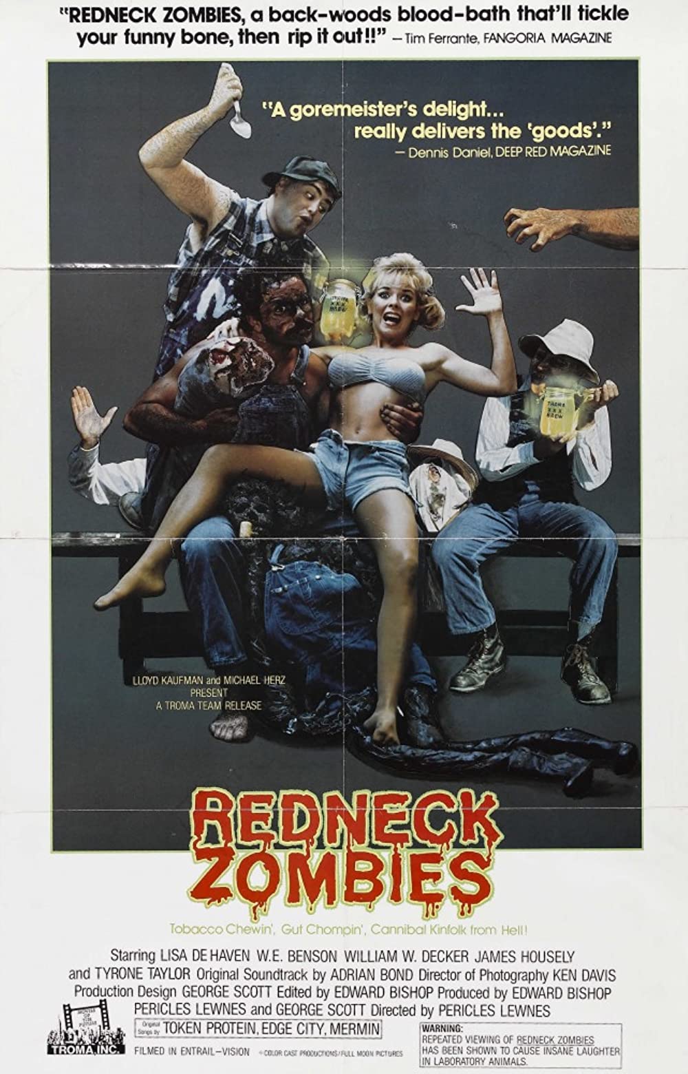 Redneck Zombies (1989) Troma Lloyd Kaufman Lisa DeHaven