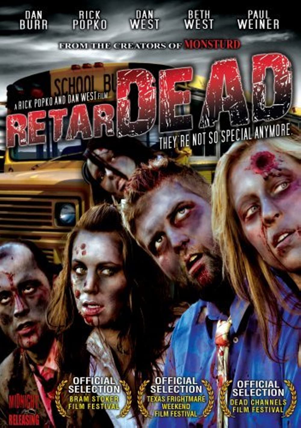 Retardead (2008) Zombies Dan Burr Rick Popko Dan West
