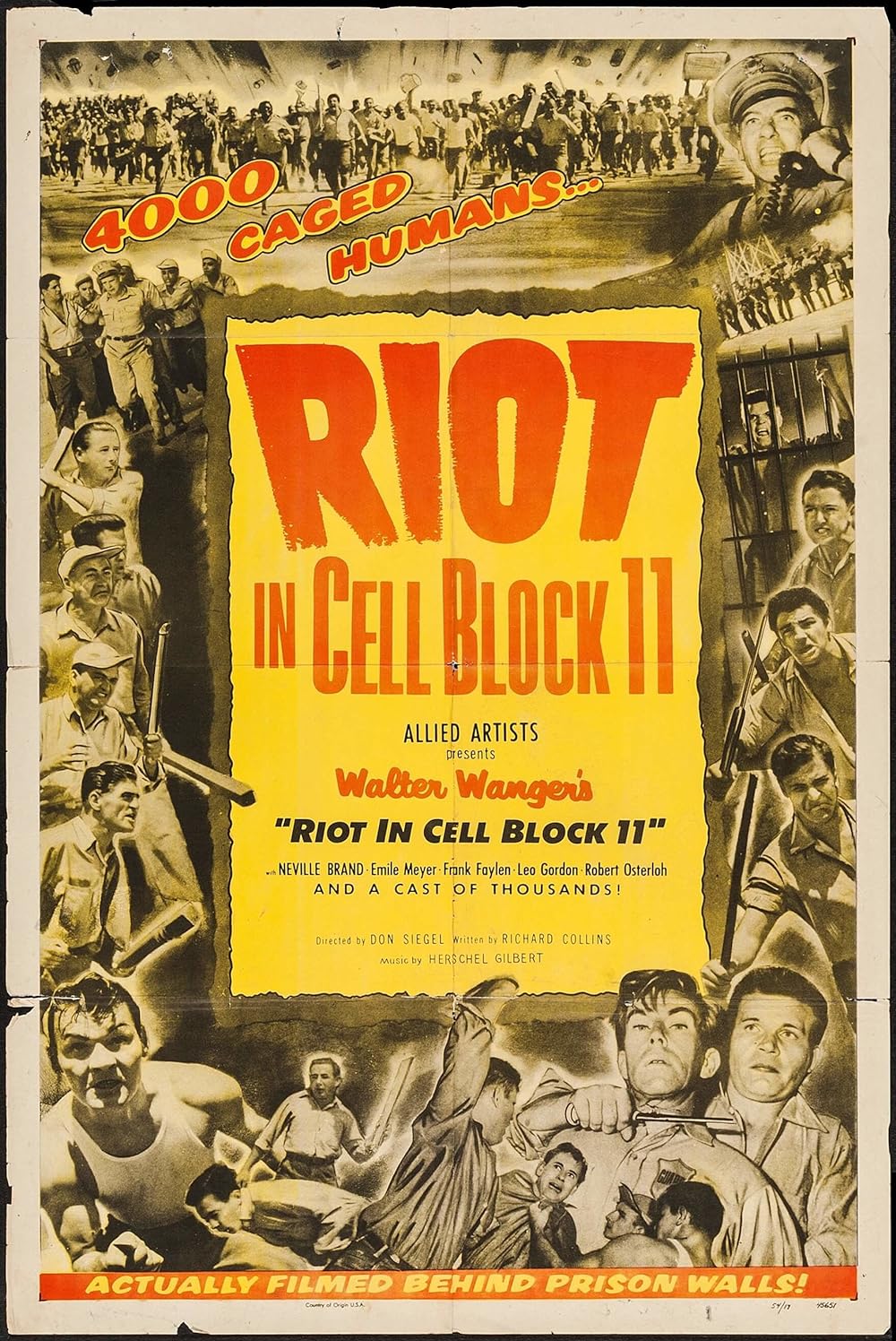 Riot In Cell Block 11 (1954)