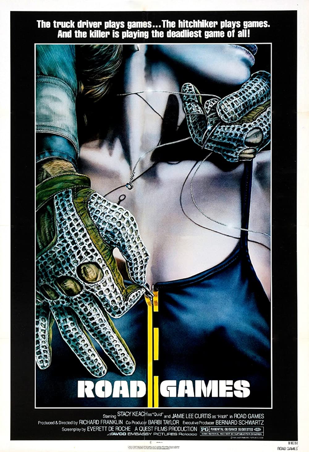 Road Games (1981) Jamie Lee Curtis Stacy Keach