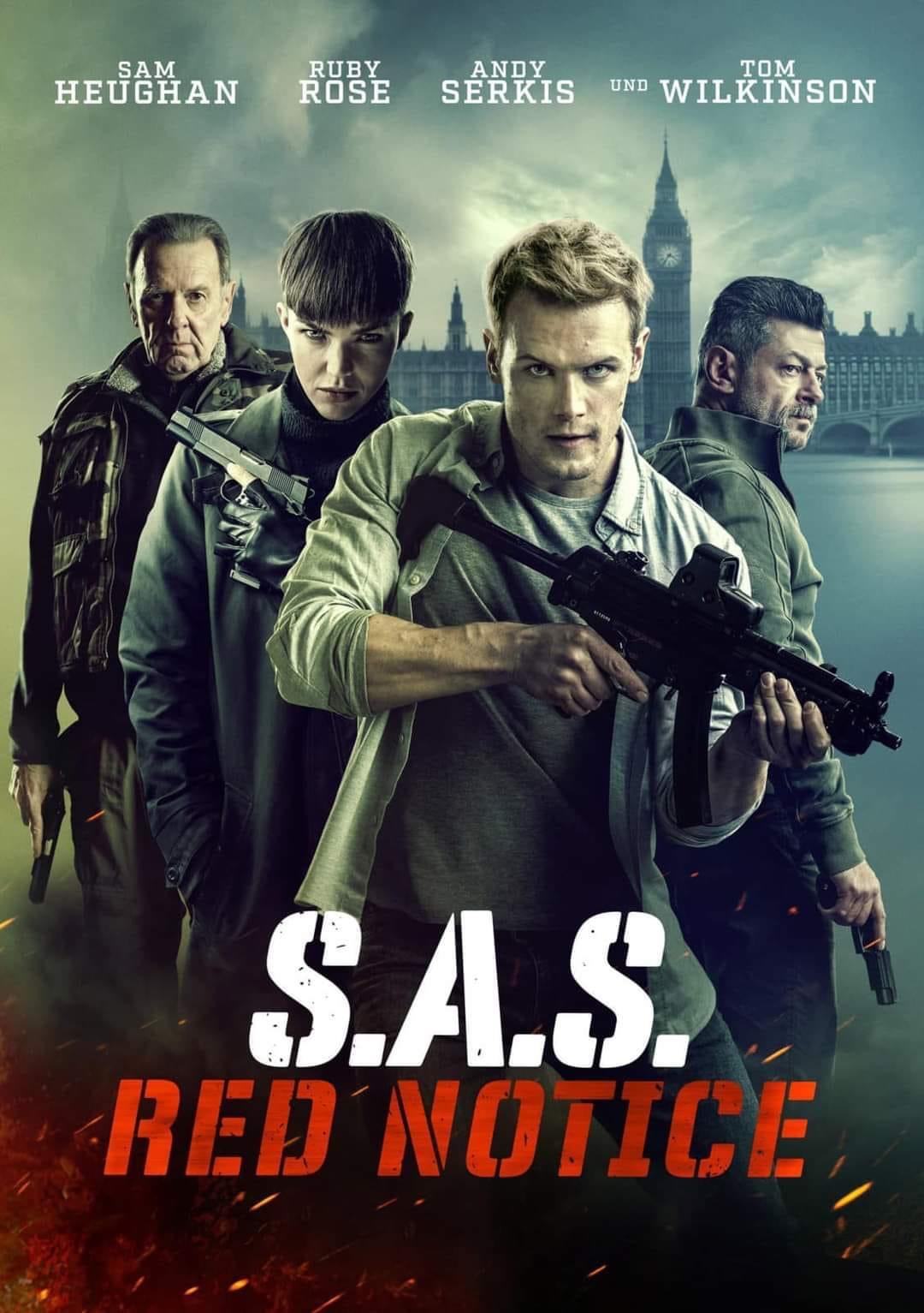 SAS - Red Notice (2021) Sam Heughan Ruby Rose Andy Serkis