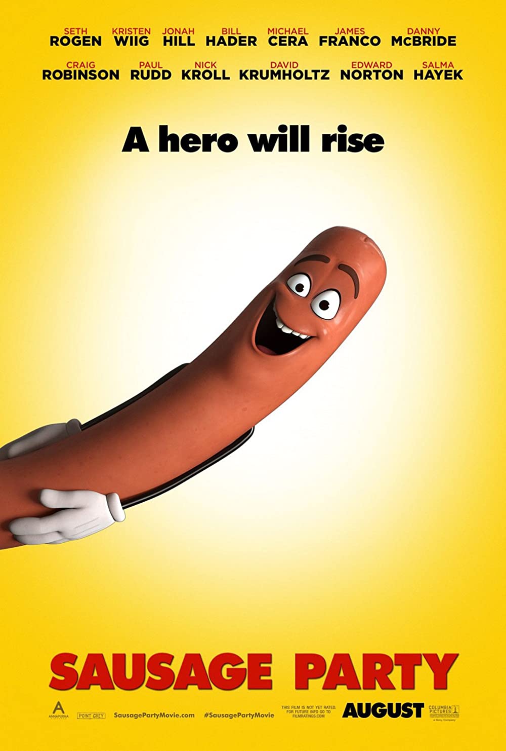 Sausage Party (2016) Seth Rogen Paul Rudd Ed Norton Salma Hayek