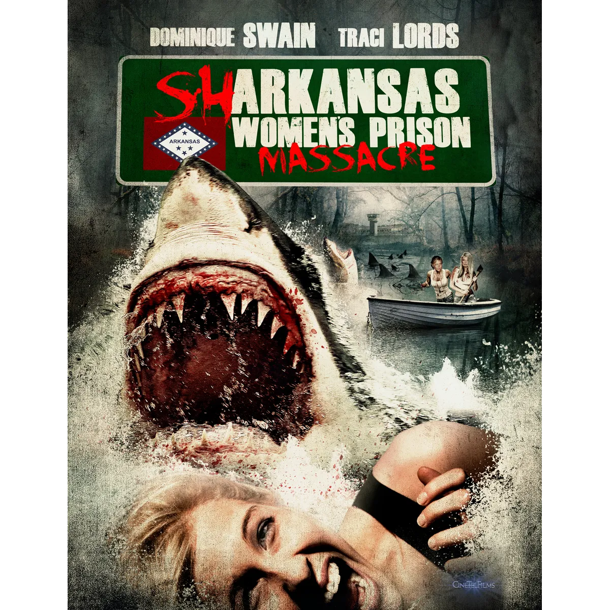 Sharkansas Woman's Prison Massacre (2015) Traci Lords