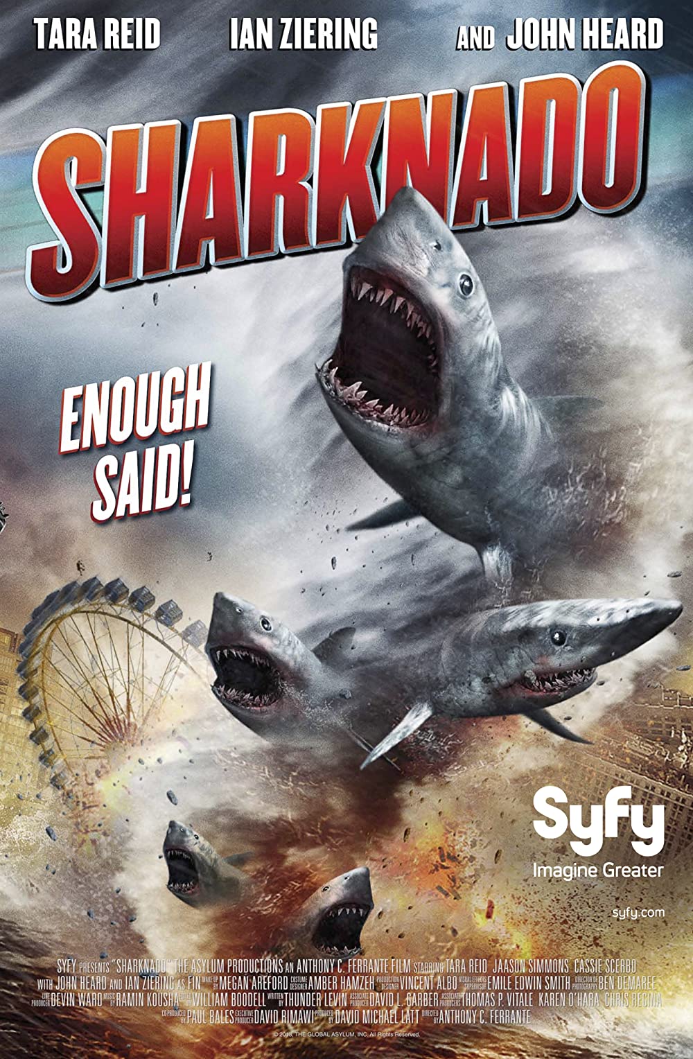 Sharknado (2013) Tara Reid Ian Ziering John Heard