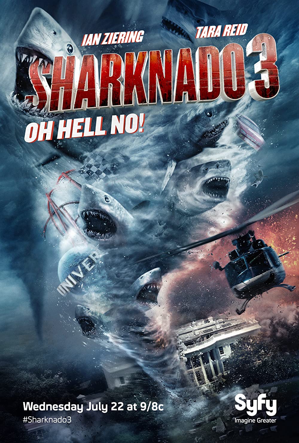 Sharknado 3 - Oh Hell No (2015) Tara Reid Ian Ziering