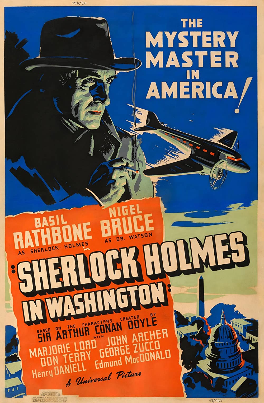 Sherlock Holmes In Washington (1943) Basil Rathbone