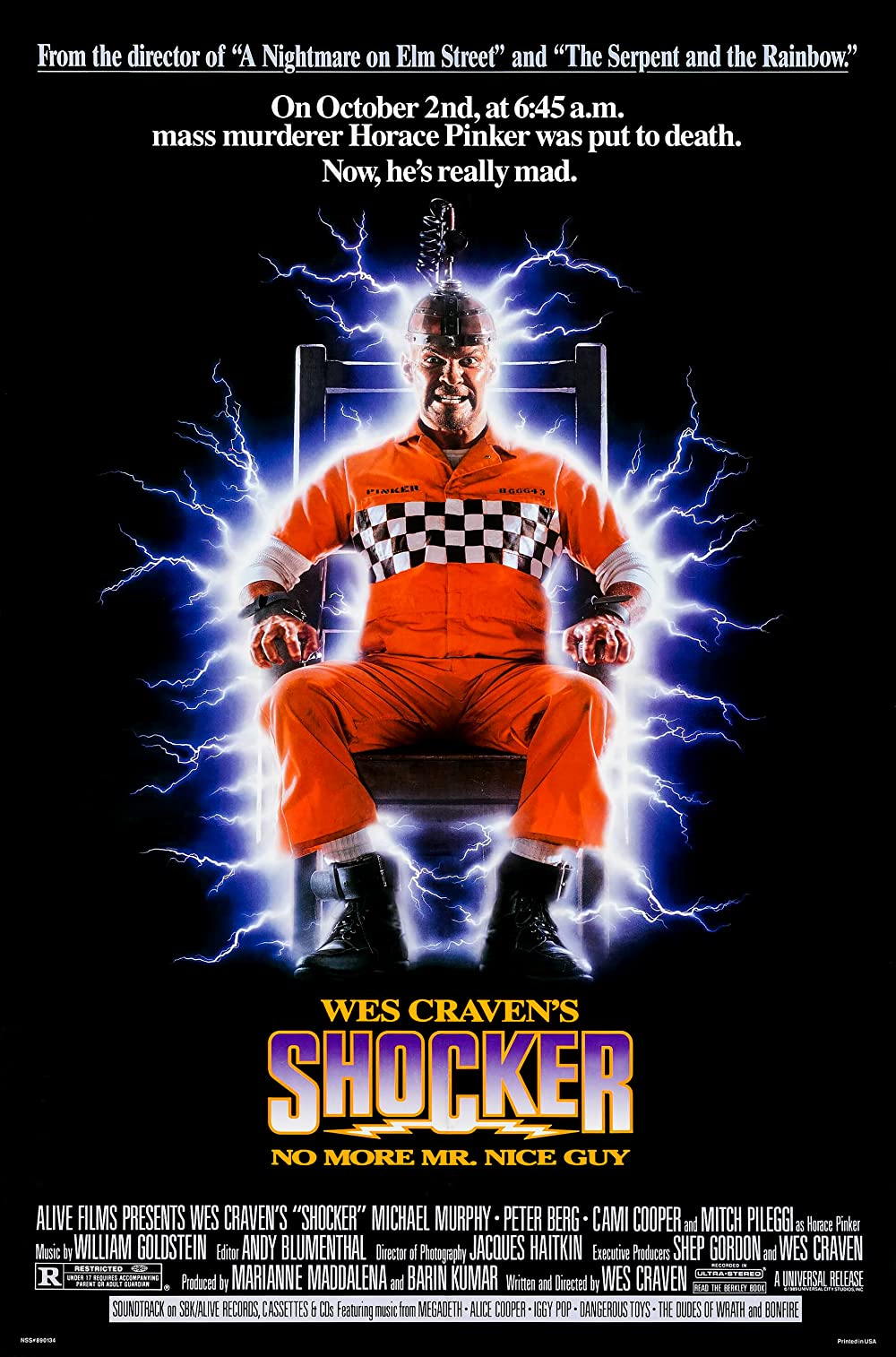 Shocker (1989) Wes Craven Mitch Pileggi Heather Langencamp
