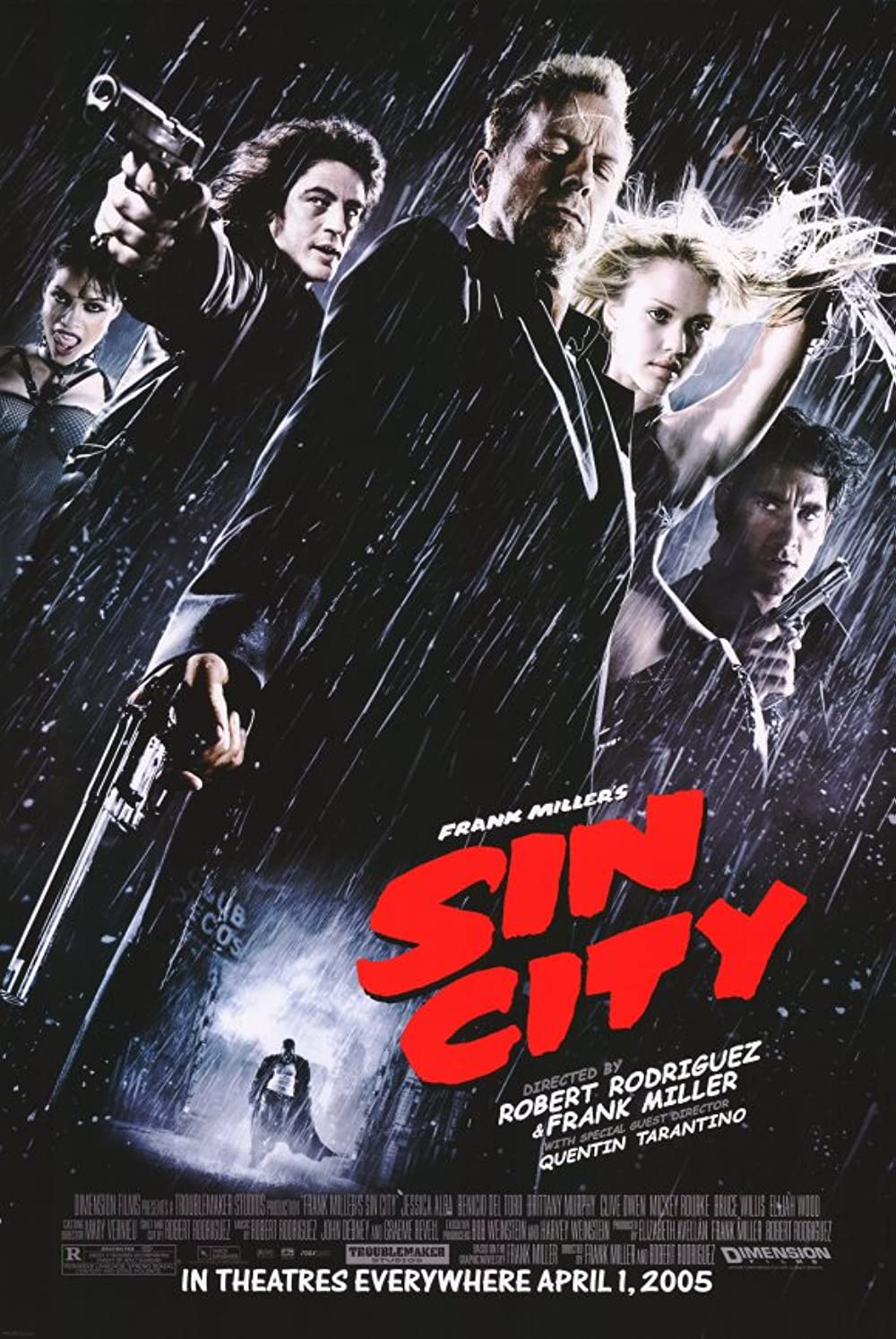 Sin City (2005) Bruce Willis Jessica Alba