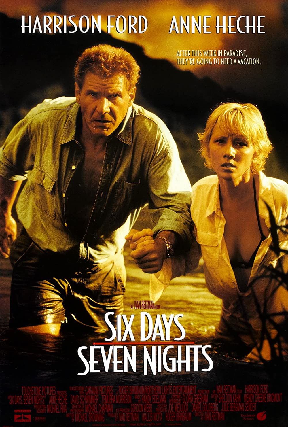 Six Days Seven Nights Anne Heche Harrison Ford