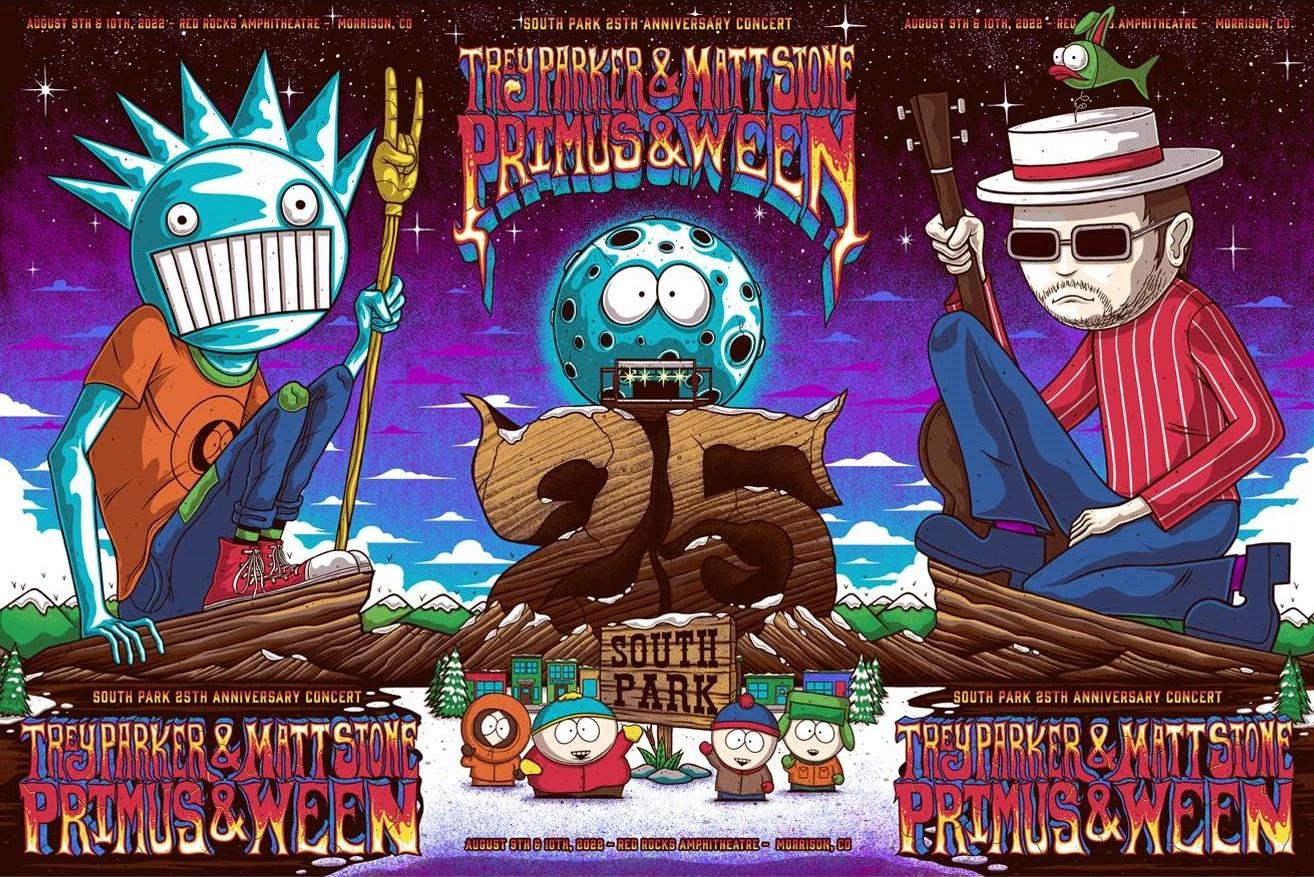 South Park - The 25th Anniversary Concert (2022) Trey Parker Matt Stone Primus Ween