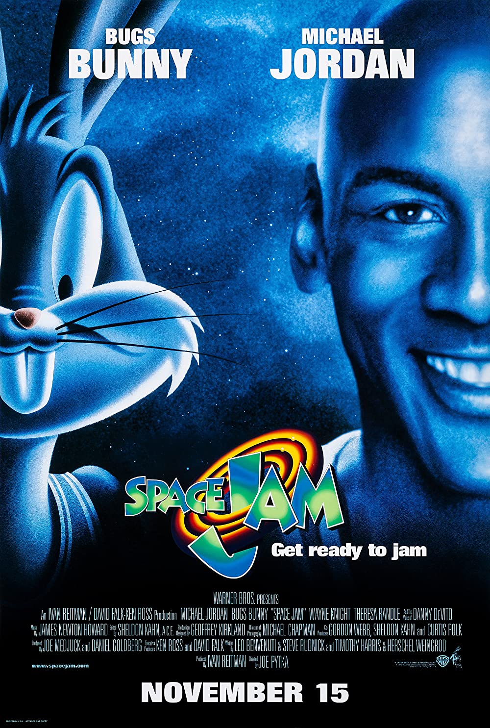 Space Jam (1996) Michael Jordan Bugs Bunny