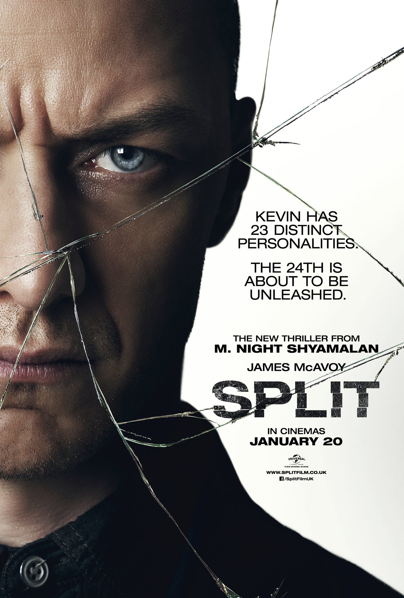 Split (2016) James McAvoy M Night Shyamalan