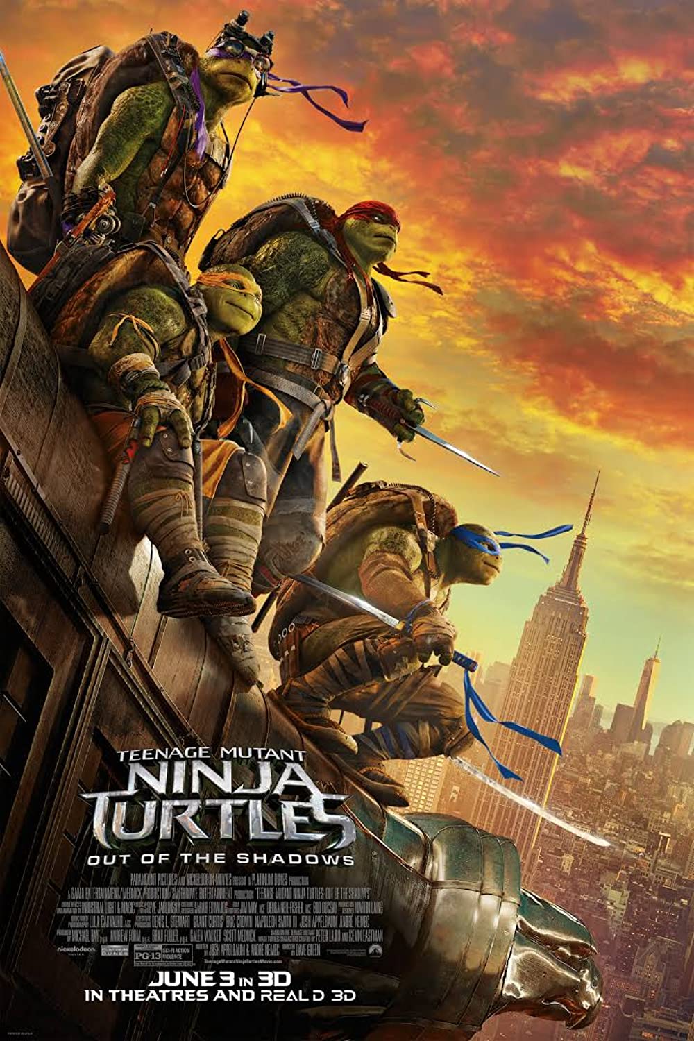 Teenage Mutant Ninja Turtles - Out of the Shadows (2016)