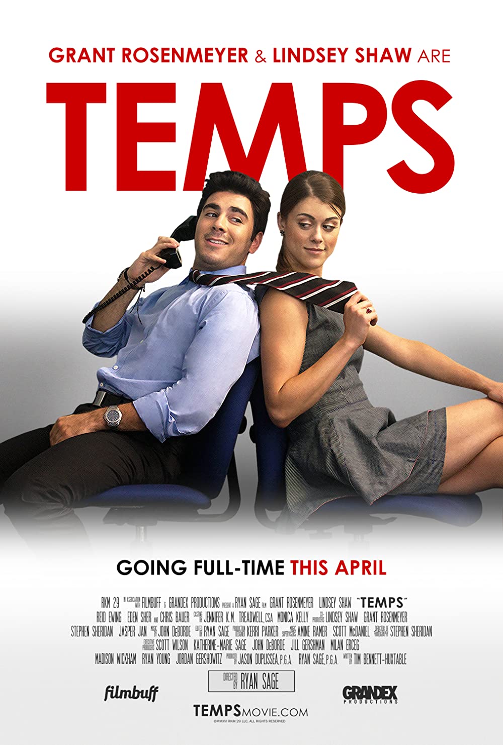 Temps (2016) Grant Rosenmeyer Lindsey Shaw