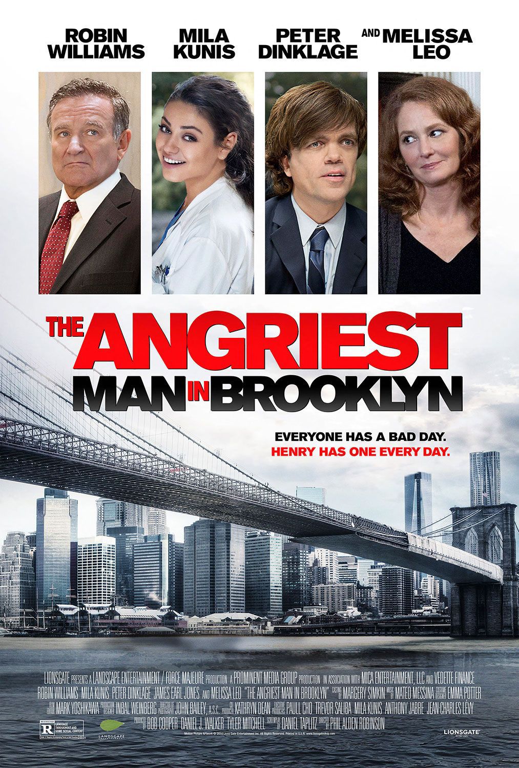 The Angriest Man In Brooklyn (2014)