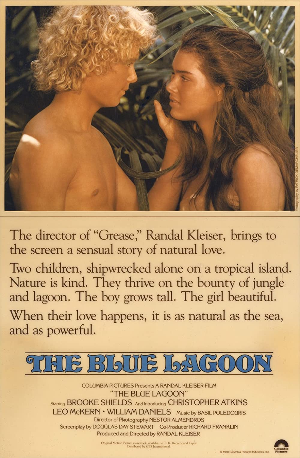 The Blue Lagoon (1980) Brooke Shields Christopher Atkins