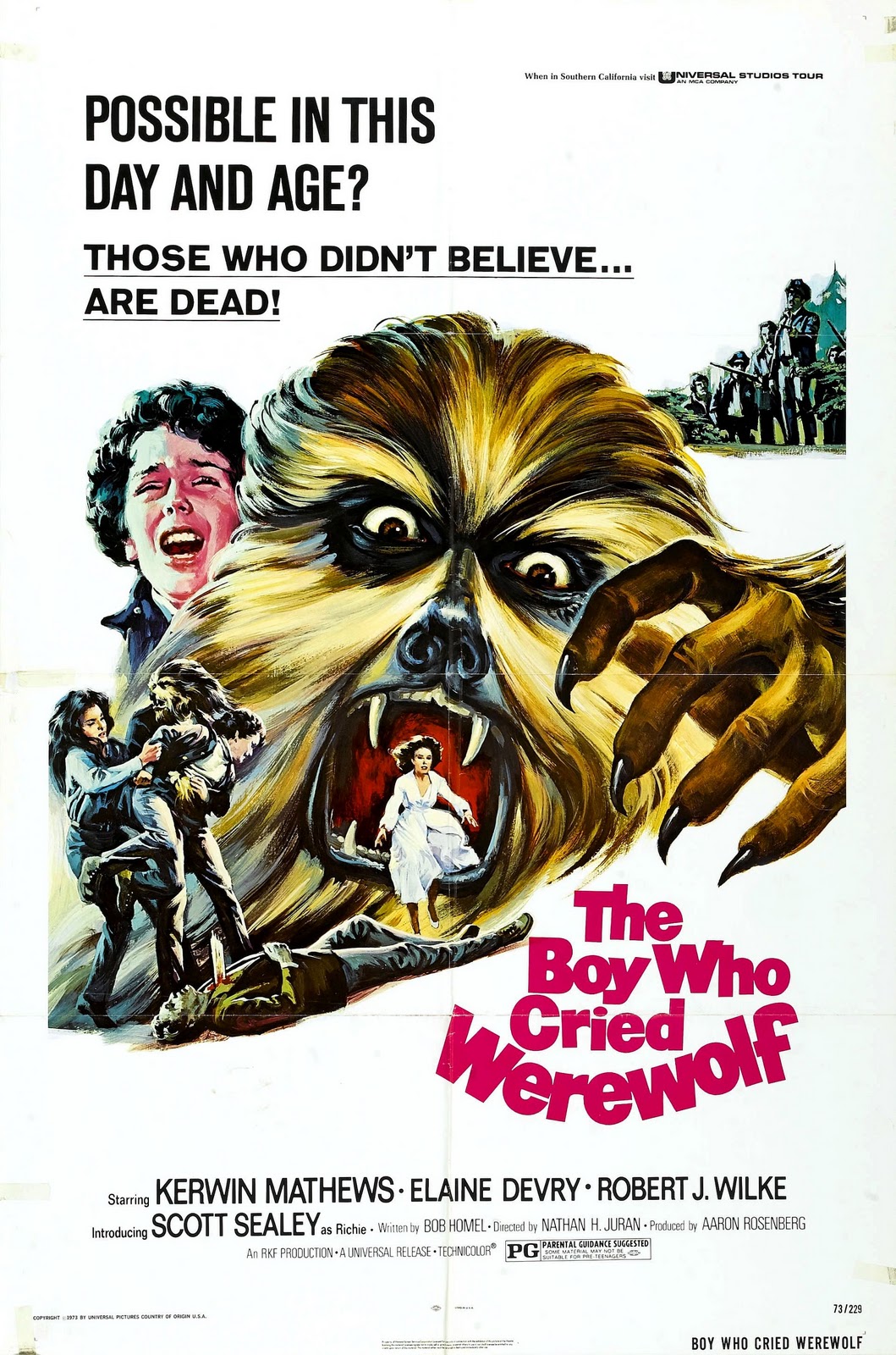 The Boy Who Cried Werewolf (1973) Kerwin Mathews