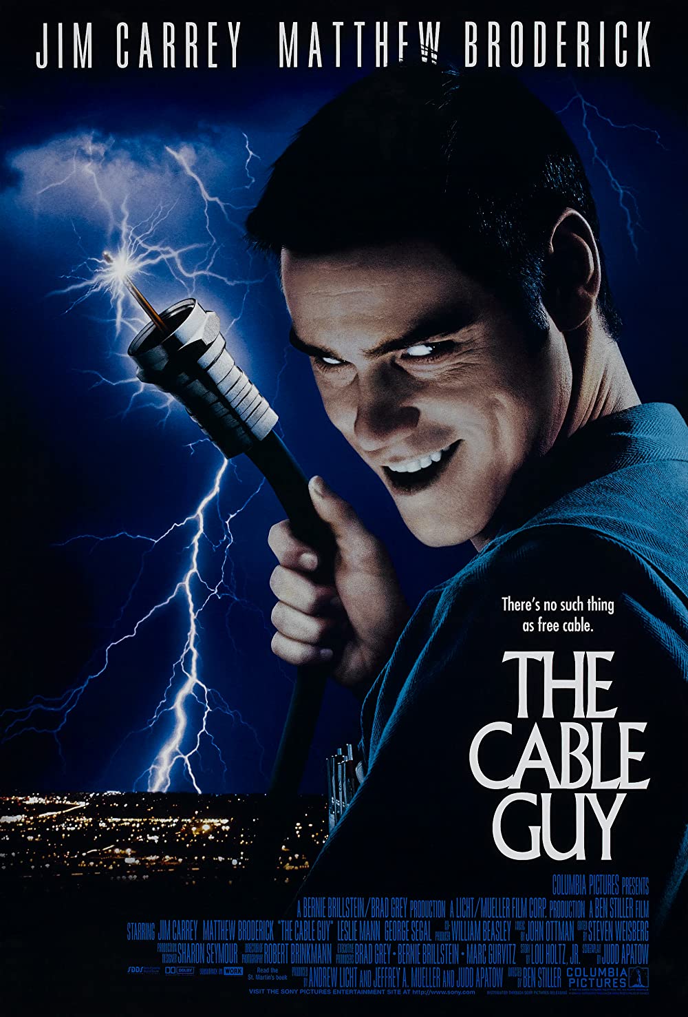 The Cable Guy (1996) Jim Carrey Matthew Broderick