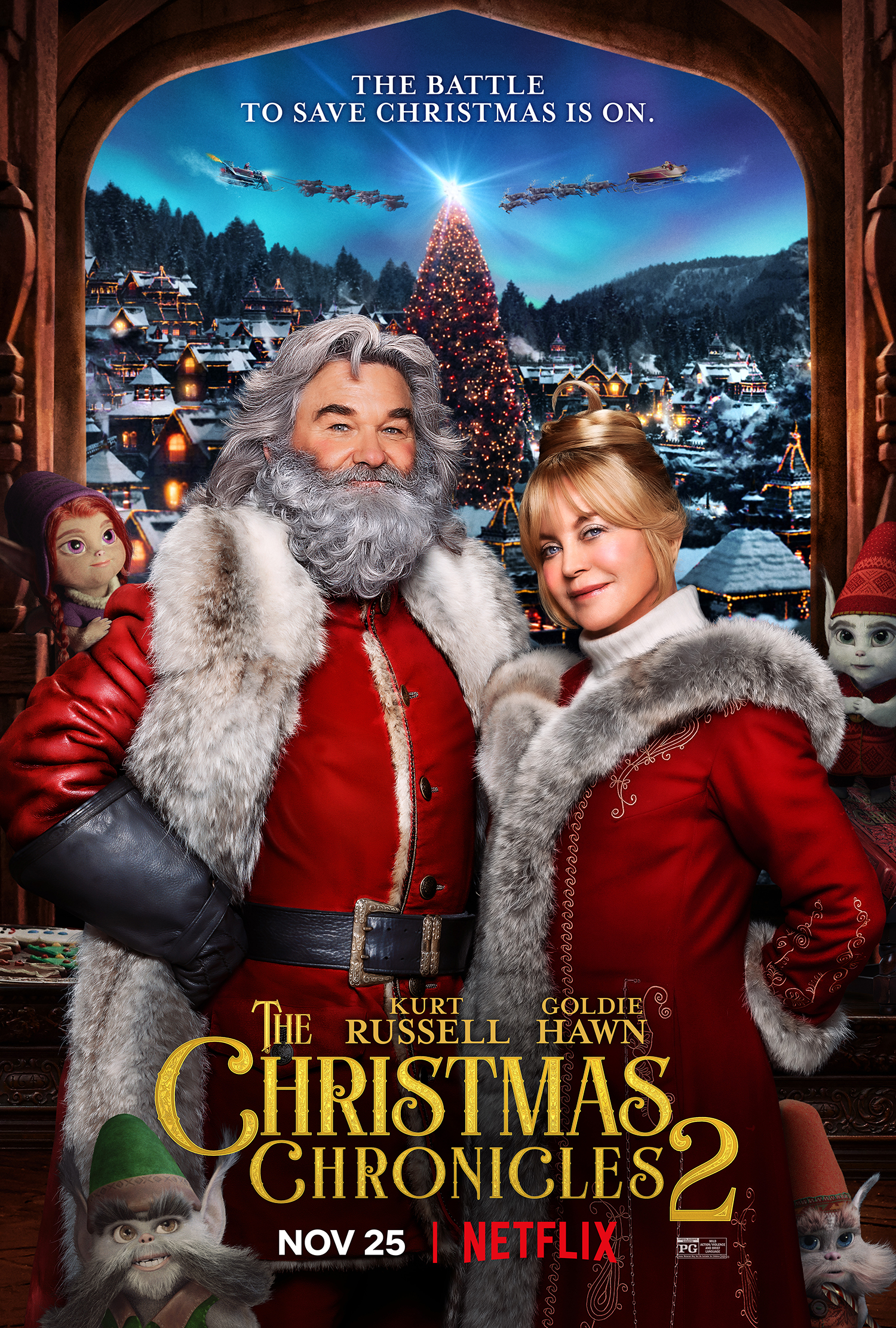 The Christmas Chronicles 2 (2020) Kurt Russell Goldie Hawn