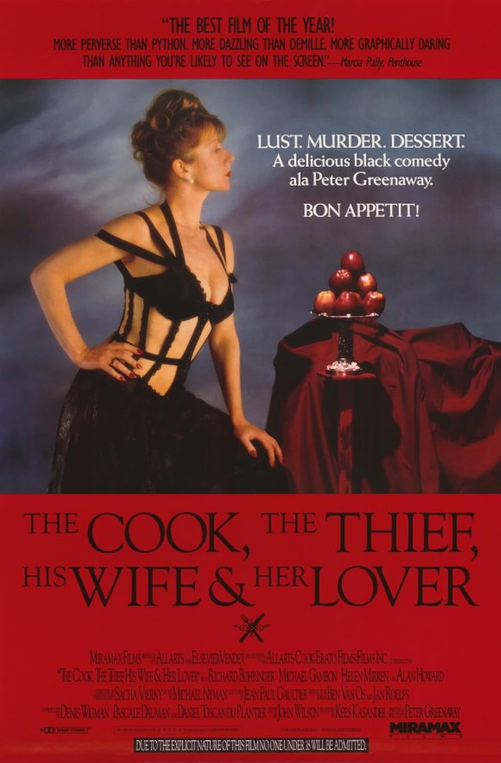 The Cook The Thief His Wife And Her Lover (1989)
