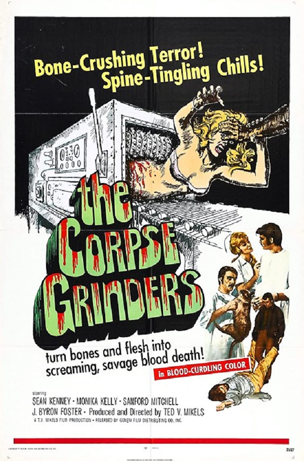 The Corpse Grinder (1971) Sean Kenney Monika Kelly