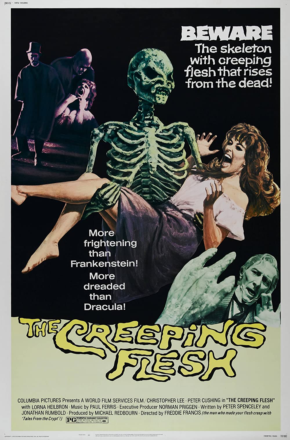 The Creeping Flesh (1973) Christopher Lee Peter Cushing