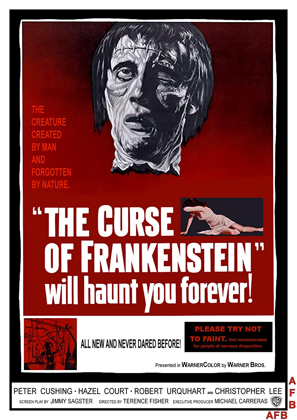 The Curse of Frankenstein (1957) Peter Cushing