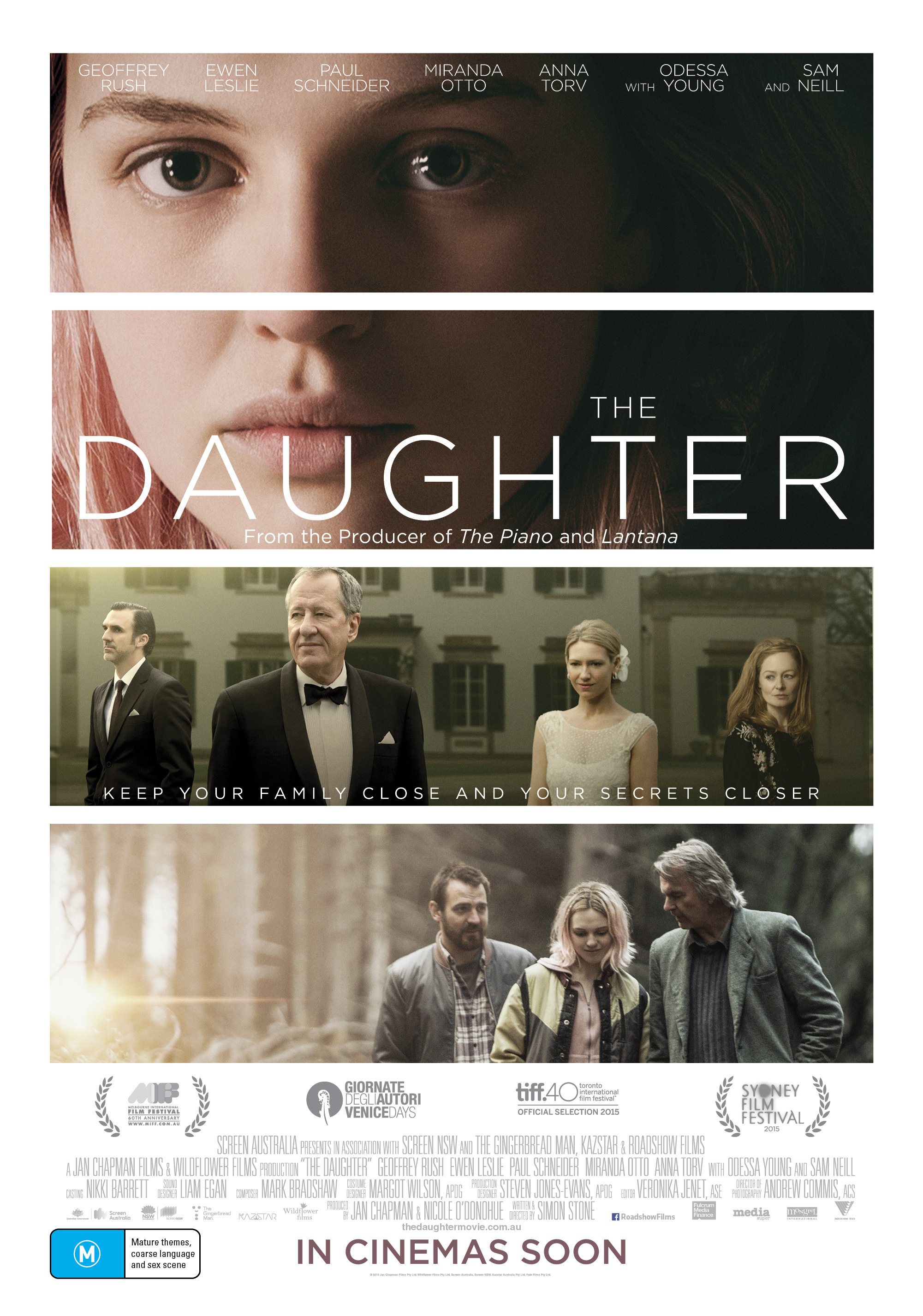 The Daughter (2015) Ewen Leslie Miranda Otto Anna Tory