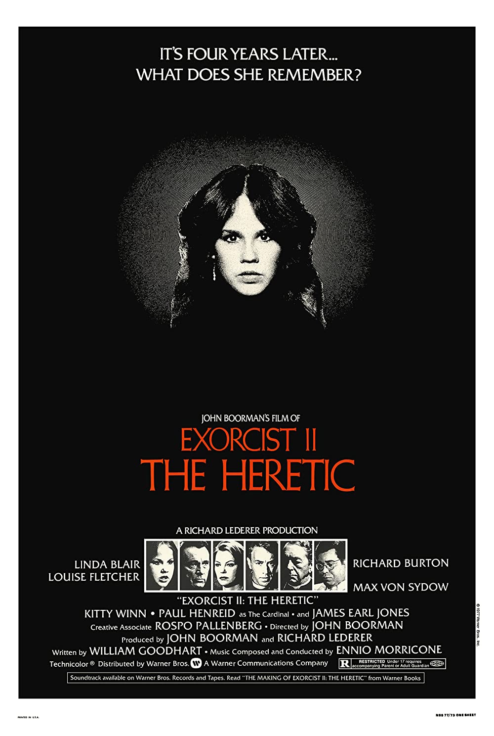 The Exorcist 2 II - The Heretic (1977) Linda Blair Richard Burton