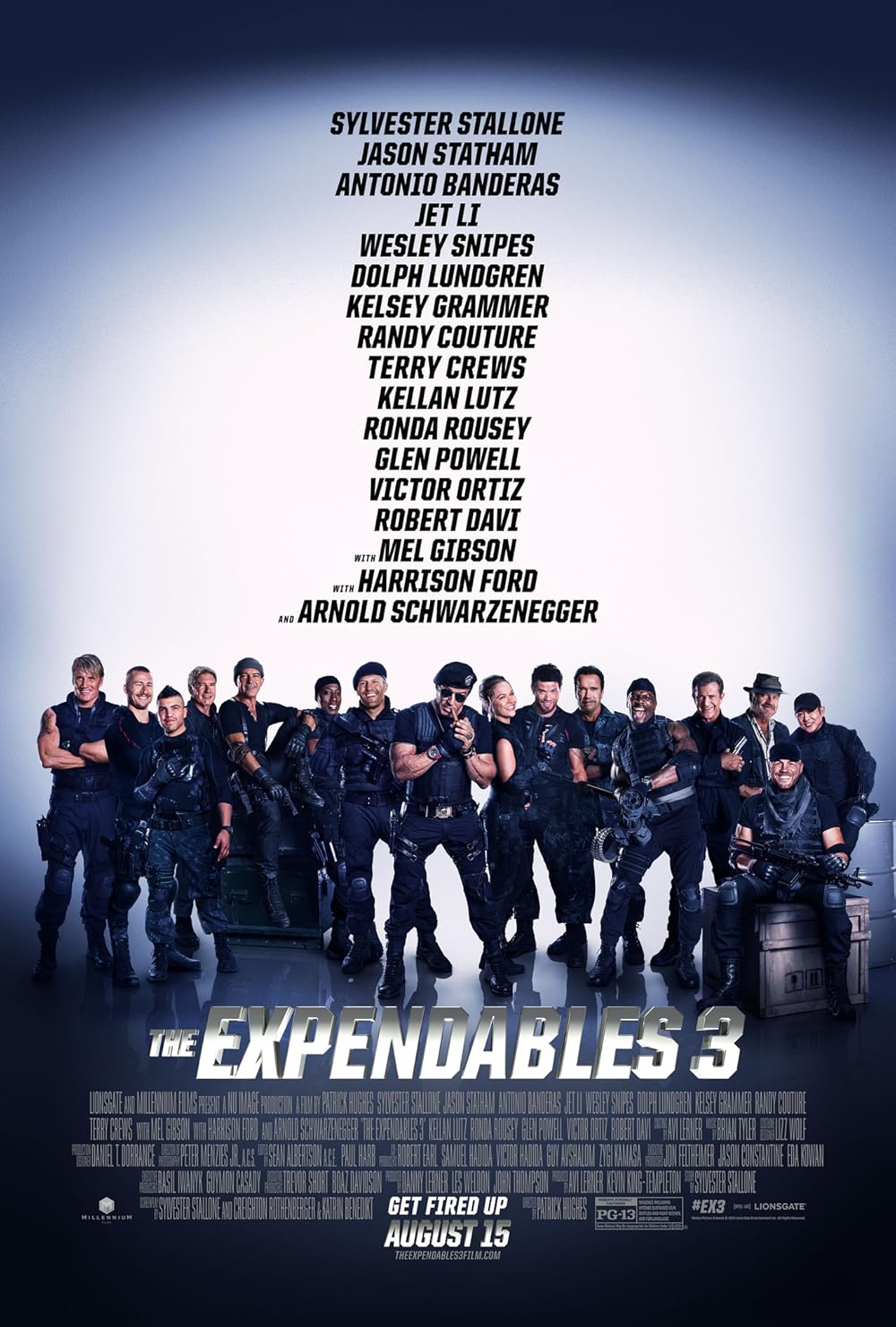 The Expendables 3 - Extended Cut (2014) 2hrs 11mins
