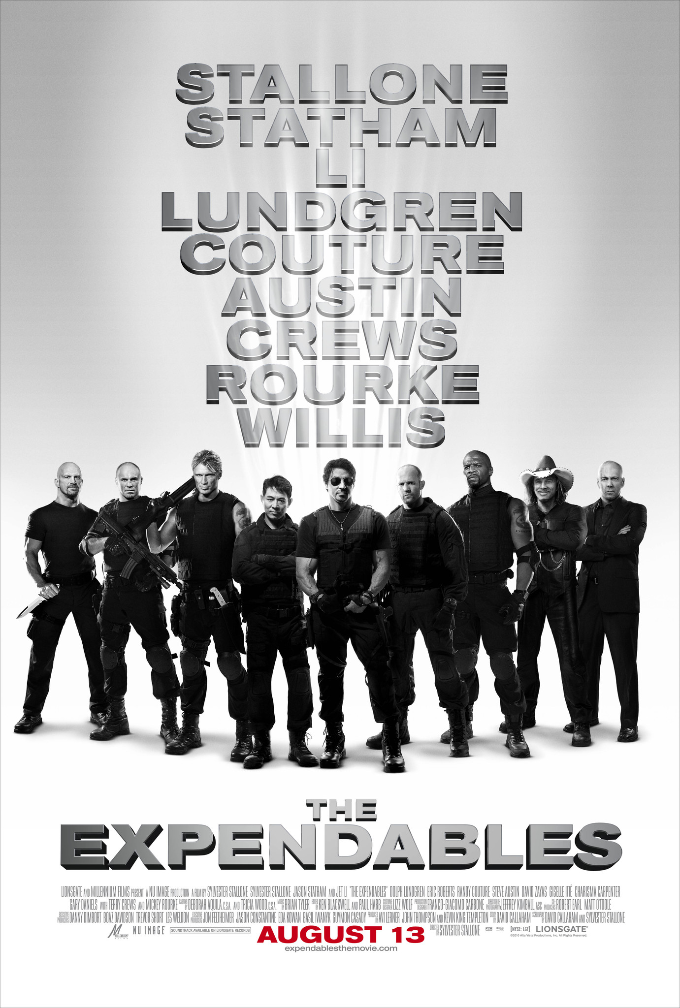 The Expendibles (2010) Sylvester Stallone Bruce Willis
