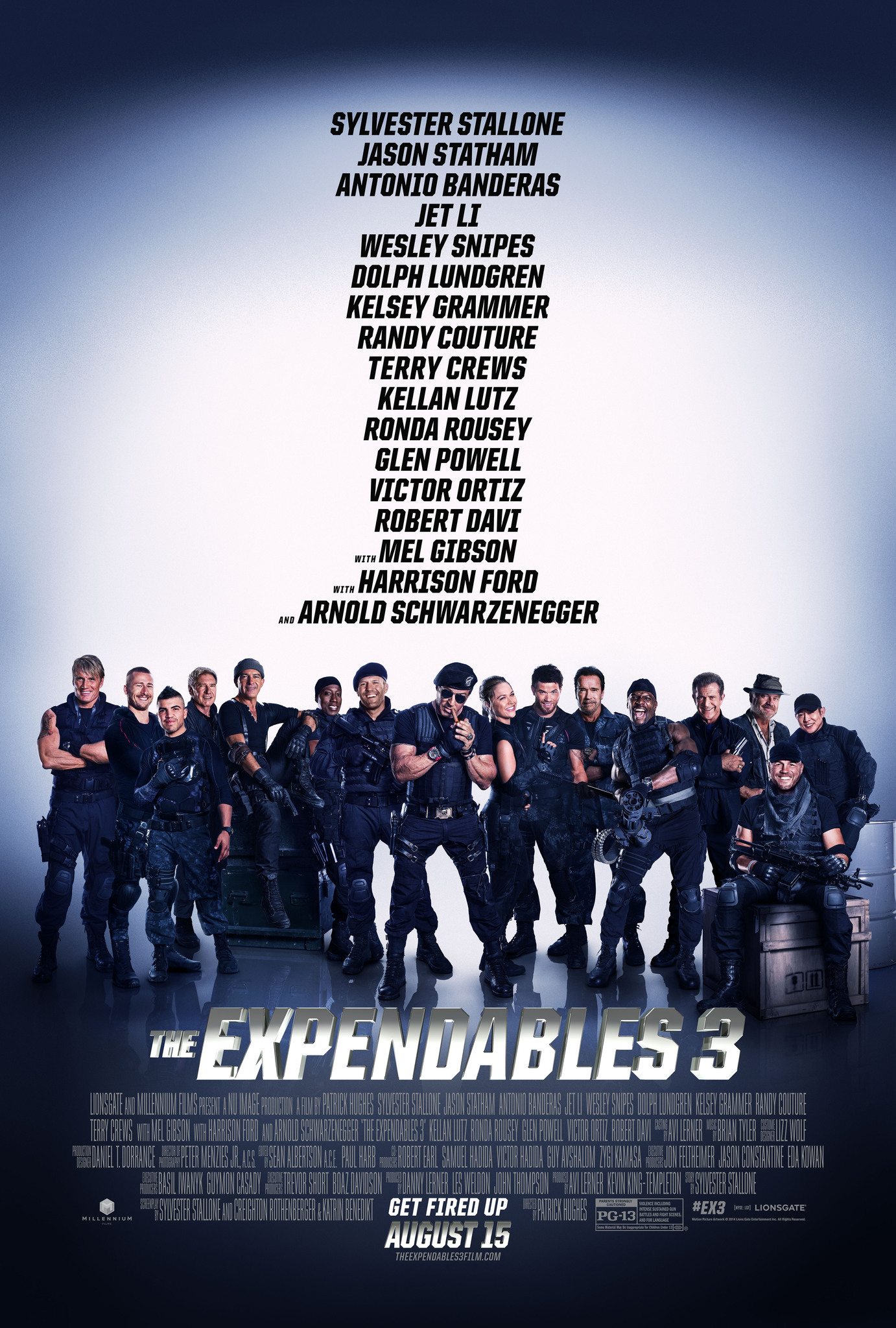 The Expendibles 3 (2014) Sylvester Stallone Harrison Ford Jet Li
