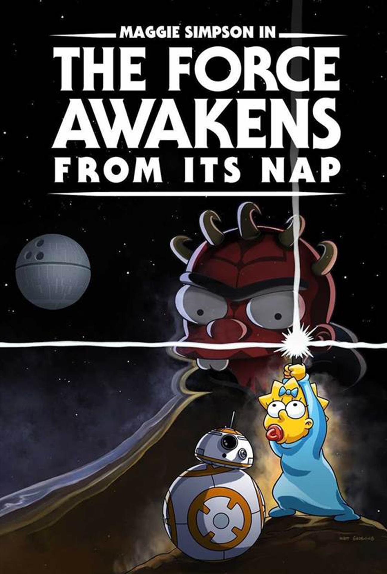 The Force Awakens From It's Nap (2021) Simpsons