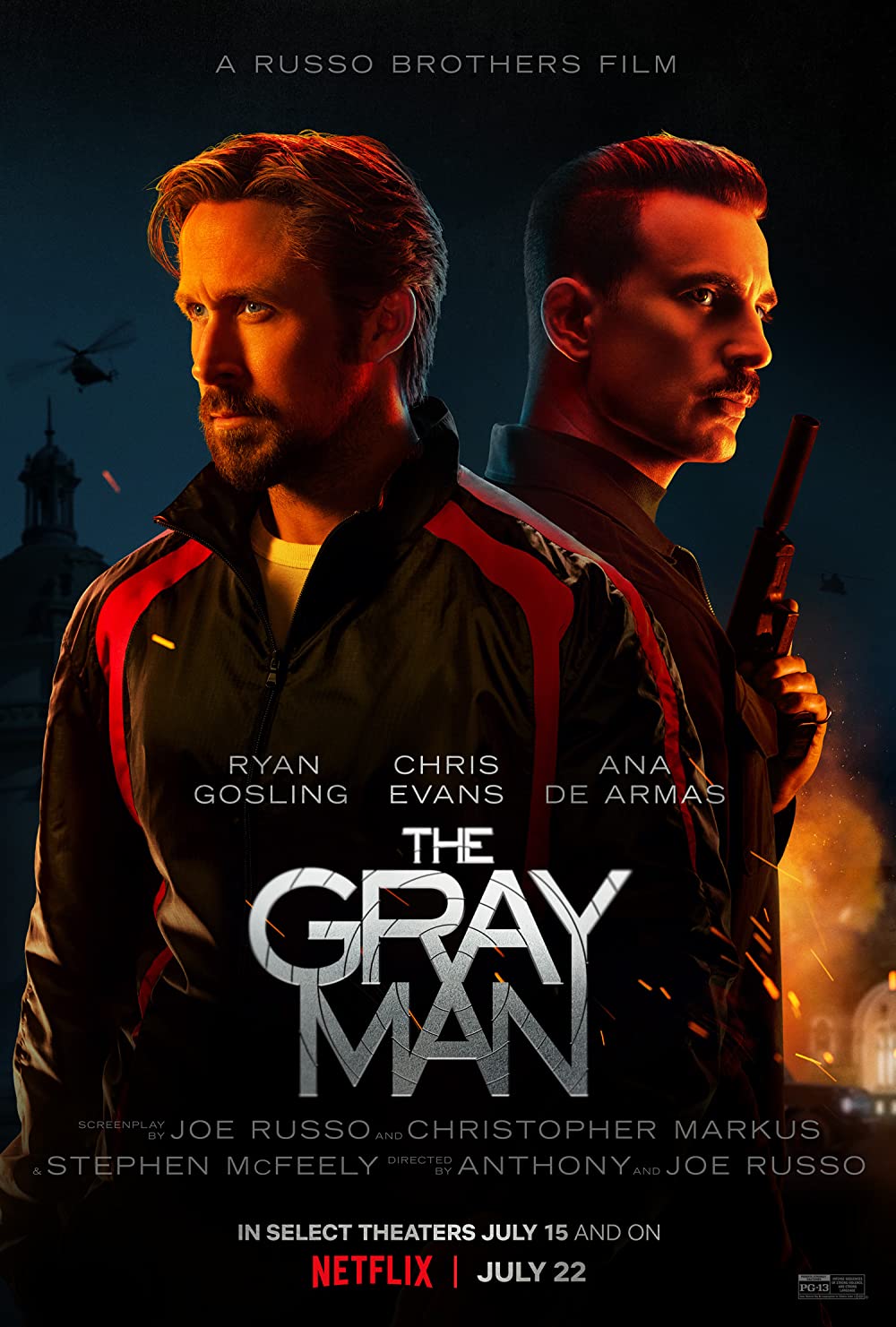 The Gray Man (2022) Ryan Gosling Chris Evans Ana De Armas