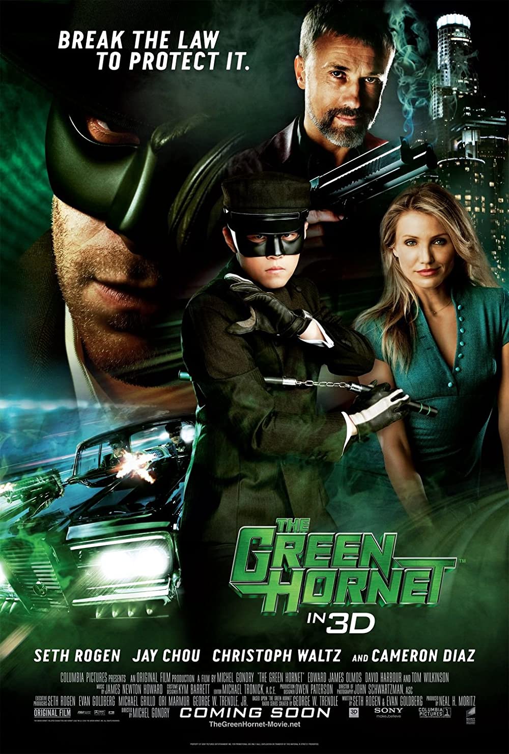 The Green Hornet (2011) Seth Rogen Jay Chou Cameron Diaz