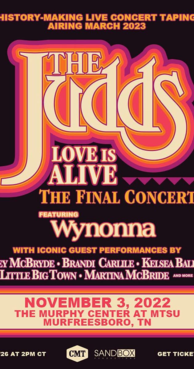 The Judds - Love Is Alive - The Final Concert (2022) Wynonna