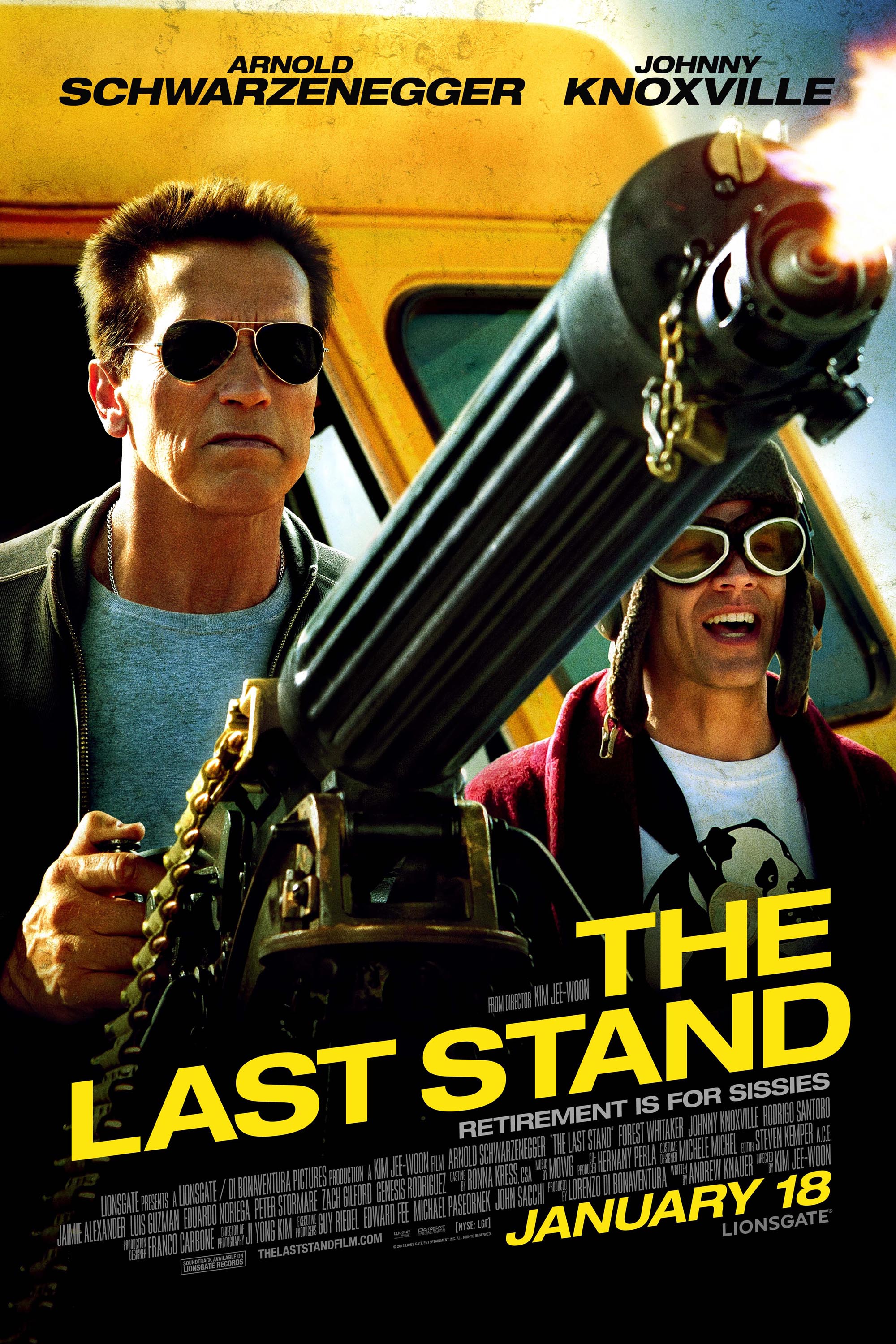 The Last Stand (2013) Arnold Schwarzenegger Johnny Knoxville