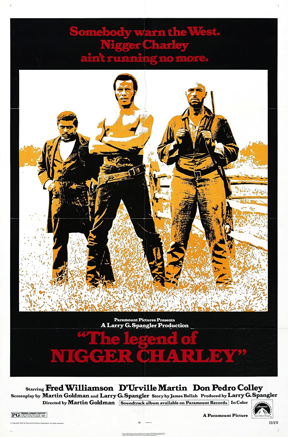 The Legend of Nigger Charley (1972) Fred Williamson Don Pedro Colley