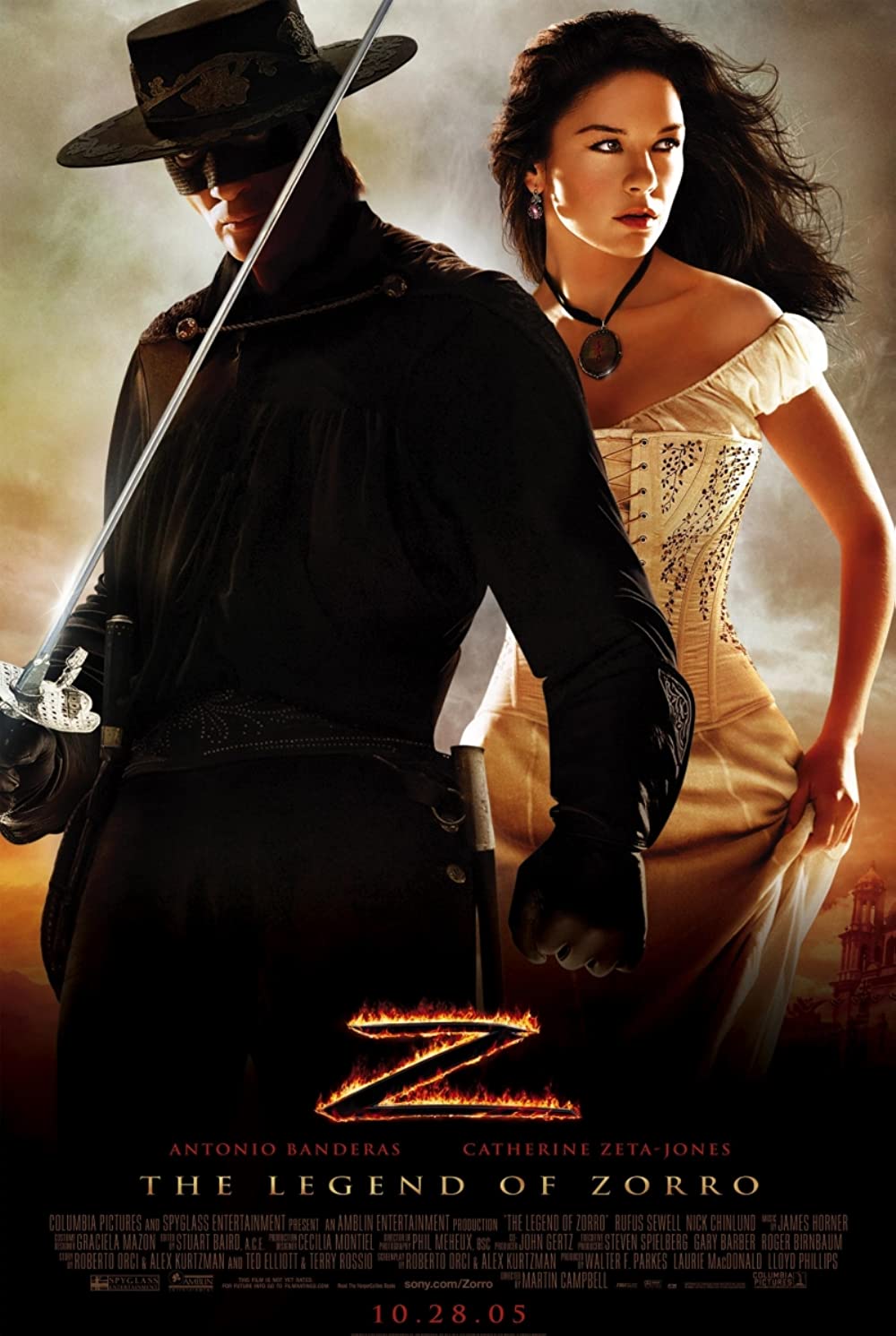 The Legend of Zorro (2005) Antonio Banderas Catherine Zeta-Jones