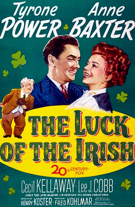 The Luck of the Irish (1948) Tyrone Power Anne Baxter