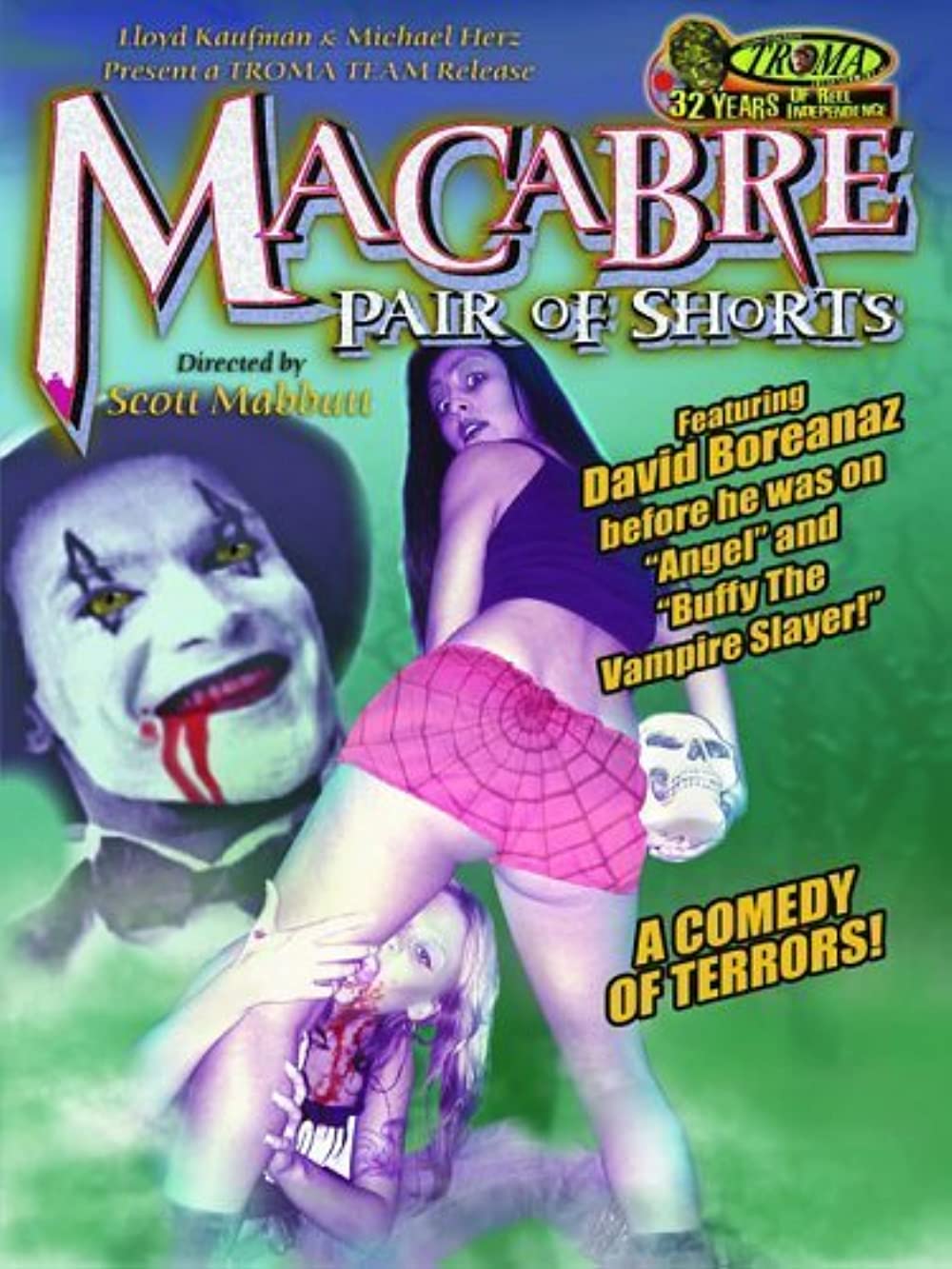 The Macabre Pair of Shorts (1996) Troma Lloyd Kaufman Scott Mabban