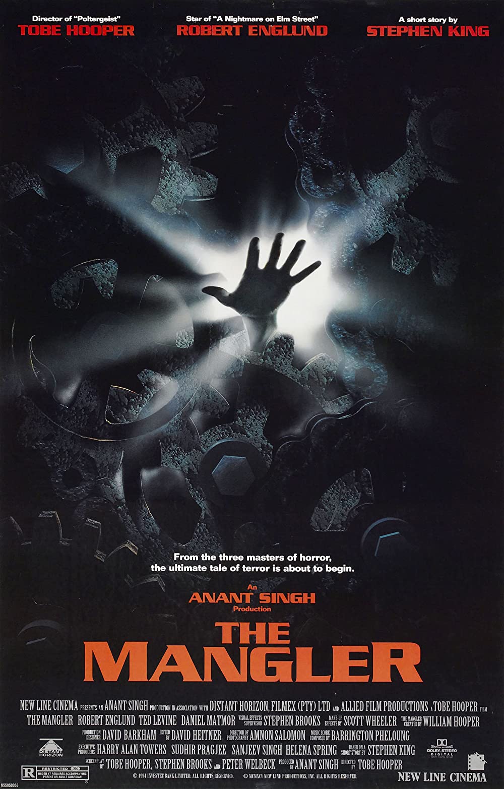 The Mangler (1995) Tobe Hooper Robert Englund Stephen King