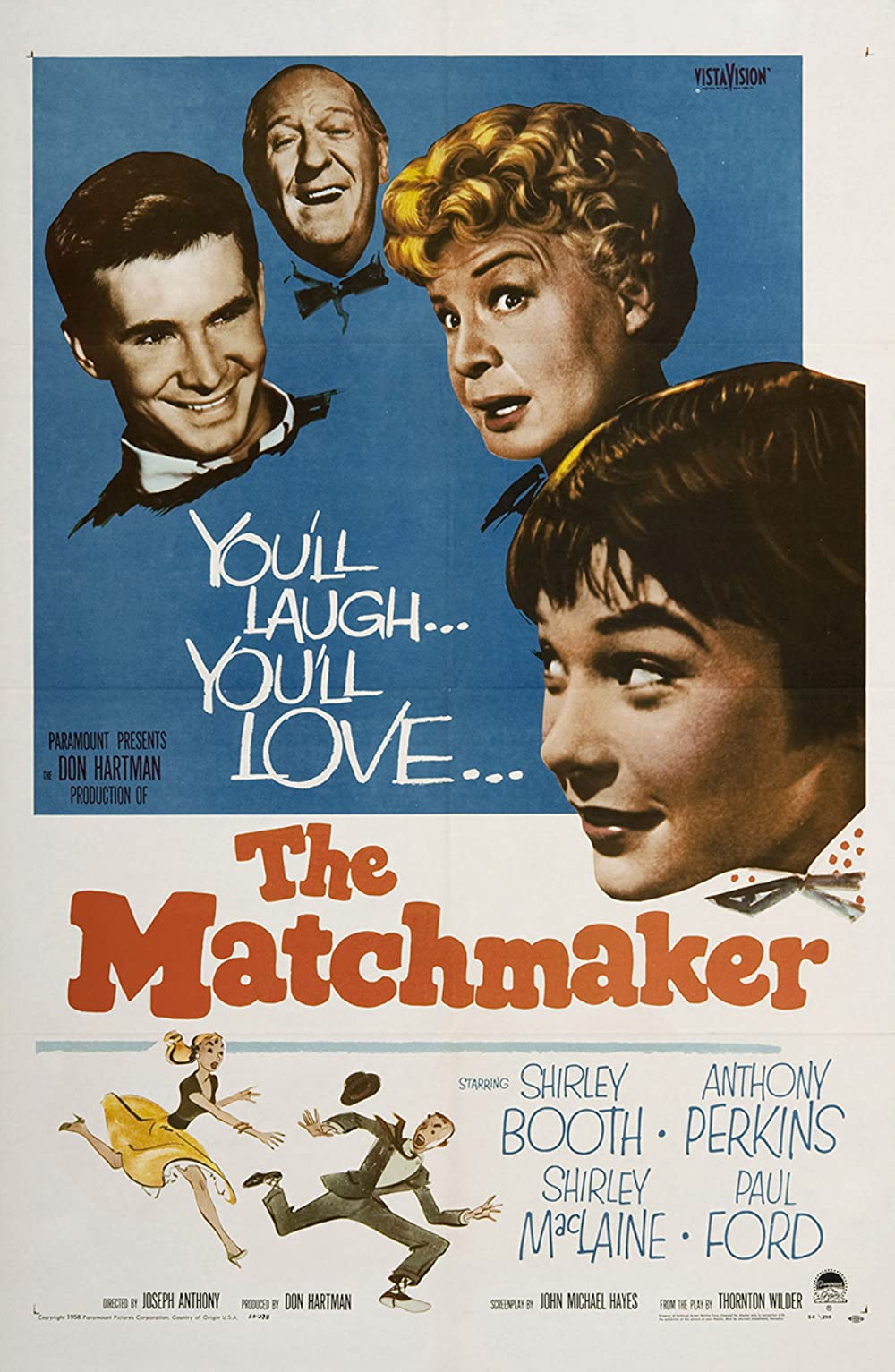 The Matchmaker (1958) Anthony Perkins