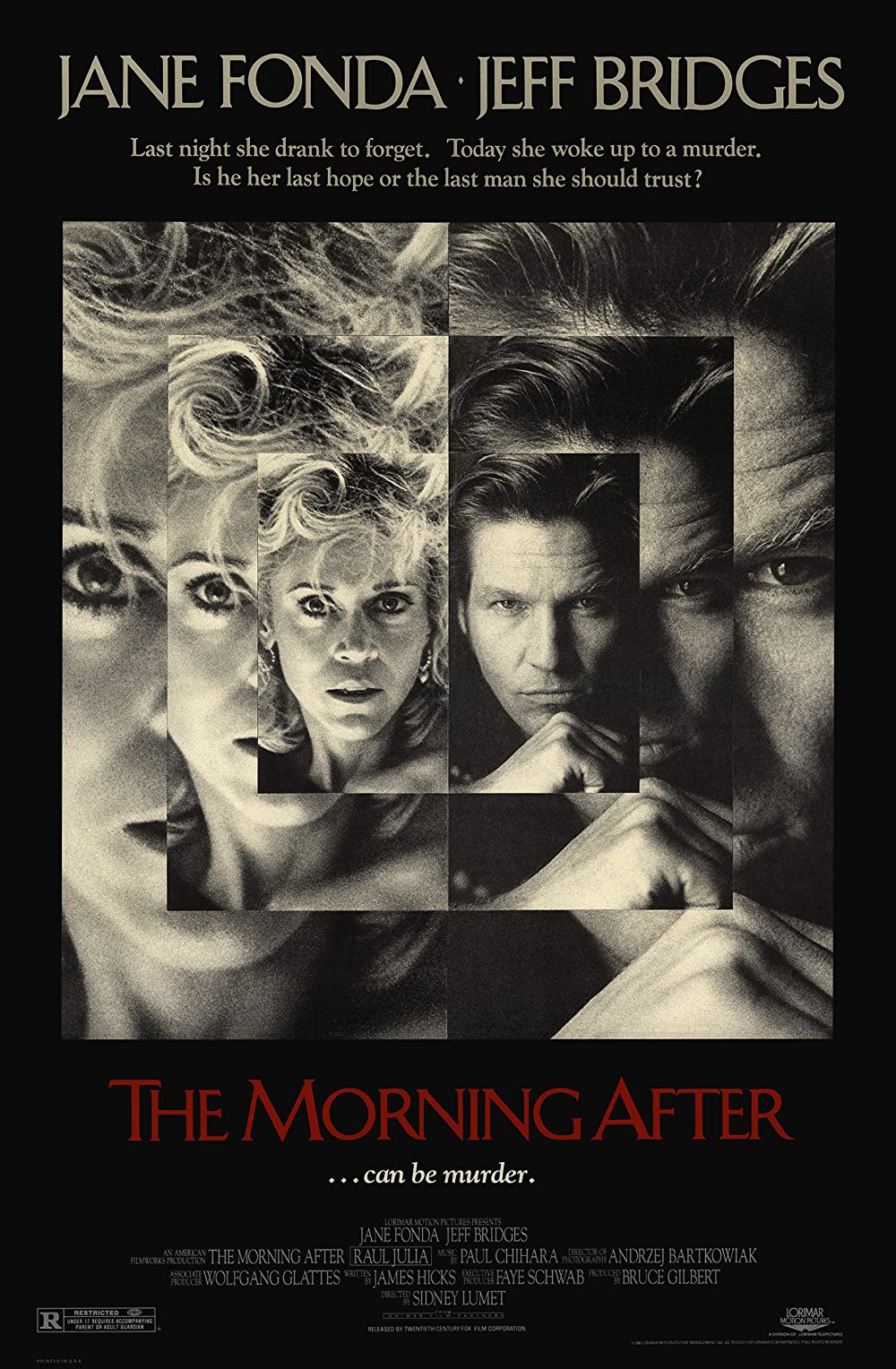 The Morning After (1986) Jane Fonda Jeff Bridges